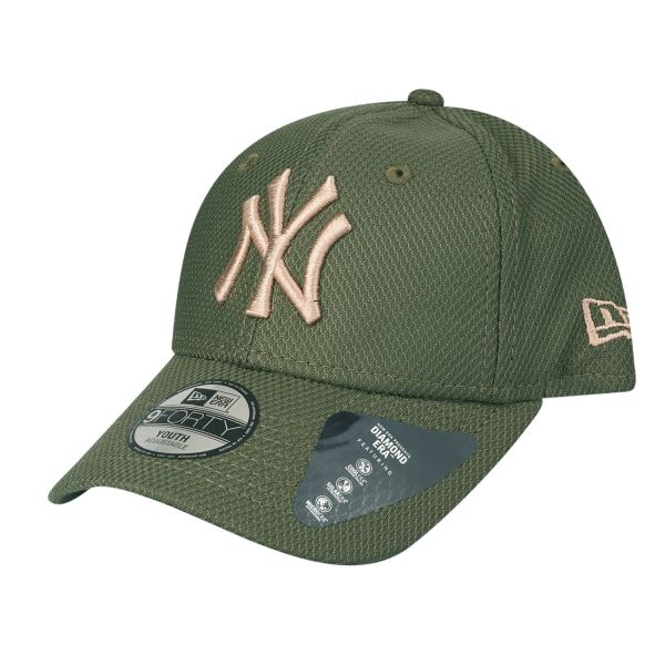 New Era Kids Cap - DIAMOND 9FORTY New York Yankees stone