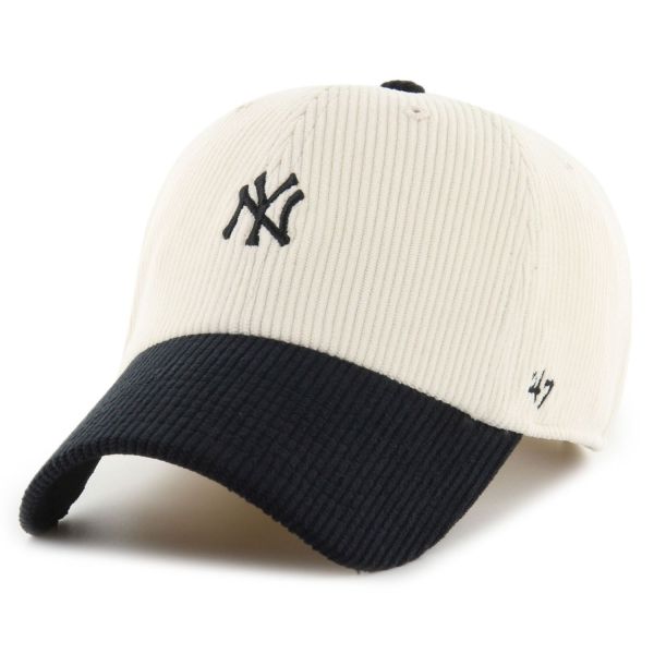 47 Brand Adjustable Cord Cap CLEAN UP New York Yankees beige
