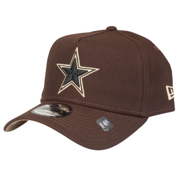 New Era 9Forty A-Frame Cap - NFL Dallas Cowboys burnt wood
