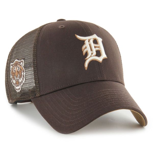 47 Brand Trucker Cap - BRANSON SHOT Detroit Tigers brown
