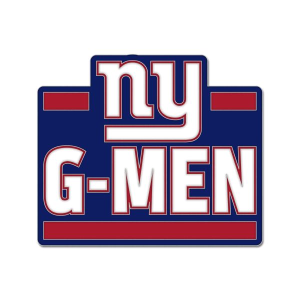 NFL Universal Jewelry Caps PIN New York Giants SLOGAN