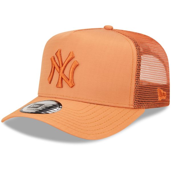 New Era A-Frame Trucker Cap RIPSTOP New York Yankees toffee