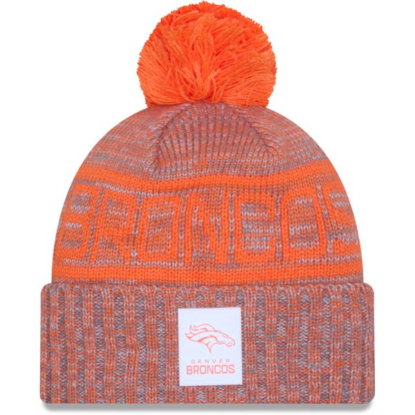 New Era Pompon Bonnet D'Hiver SIDELINE Denver Broncos