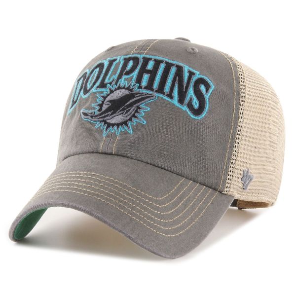 47 Brand Trucker Vintage Cap TUSCALOOSA Miami Dolphins gris