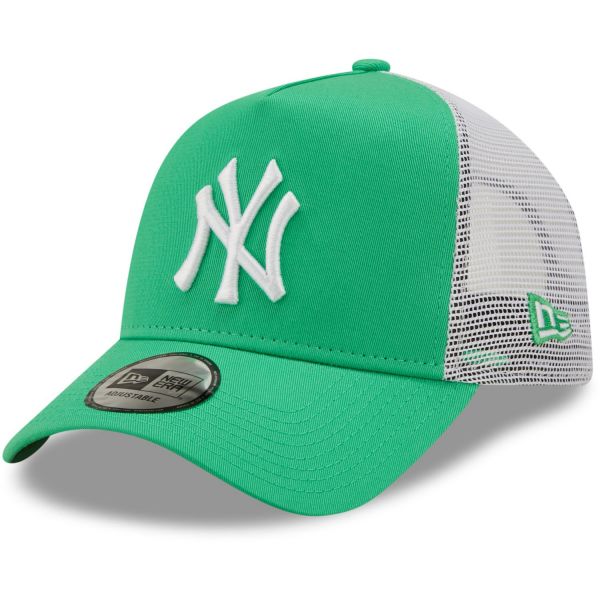 New Era A-Frame Trucker Cap - New York Yankees island green