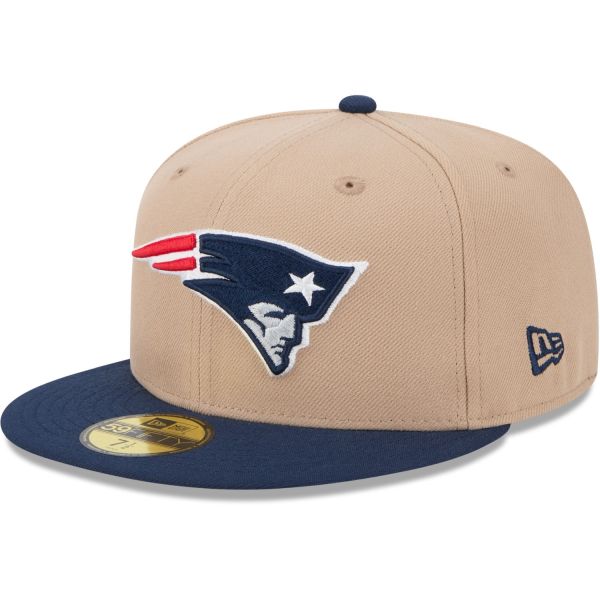 New Era 59Fifty Fitted Cap New England Patriots camel beige