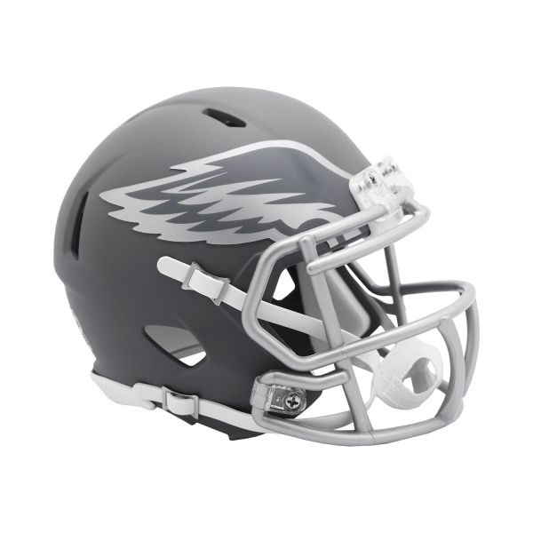 Riddell Speed Mini Football Helm SLATE Philadelphia Eagles