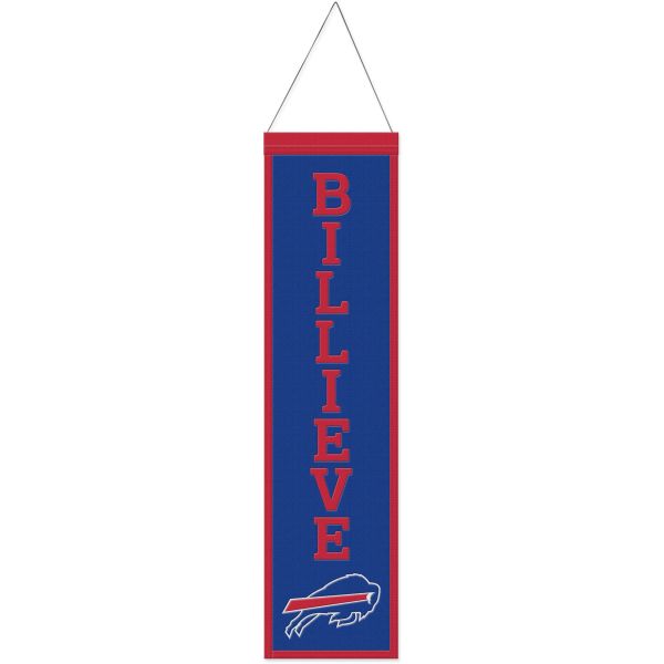 Buffalo Bills SLOGAN NFL Wool Banner 80x20cm
