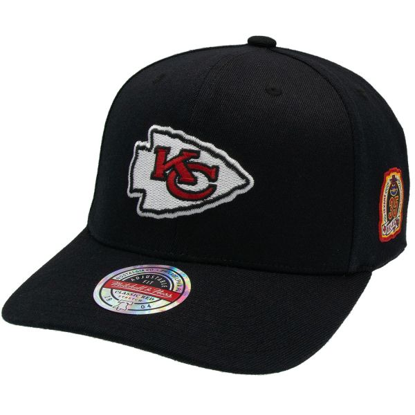 M&N Stretch Snapback Classic Red Cap - Kansas City Chiefs