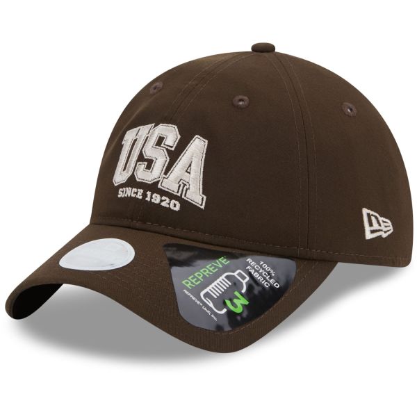 New Era 9Twenty Women Cap - USA 1920 walnut brown