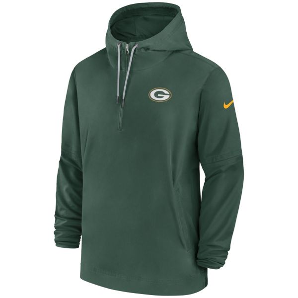 Green Bay Packers Nike NFL Half-Zip Windbreaker Jacket