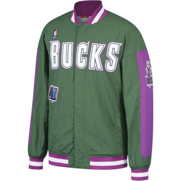 M&N Authentic Warm Up Jacket Milwaukee Bucks 1996-97