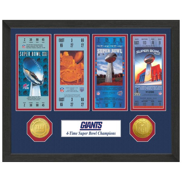 New York Giants Super Bowl Championship Ticket Coin Bild
