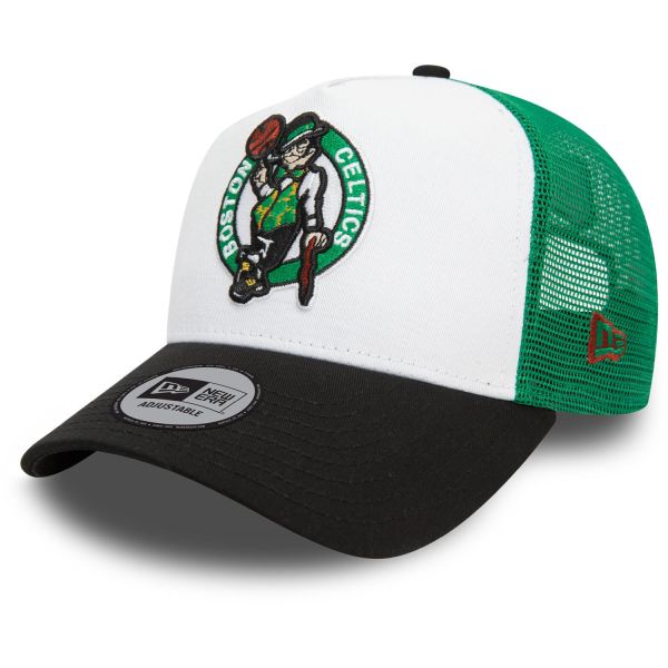 New Era Adjustable Mesh Trucker Cap - NBA Boston Celtics