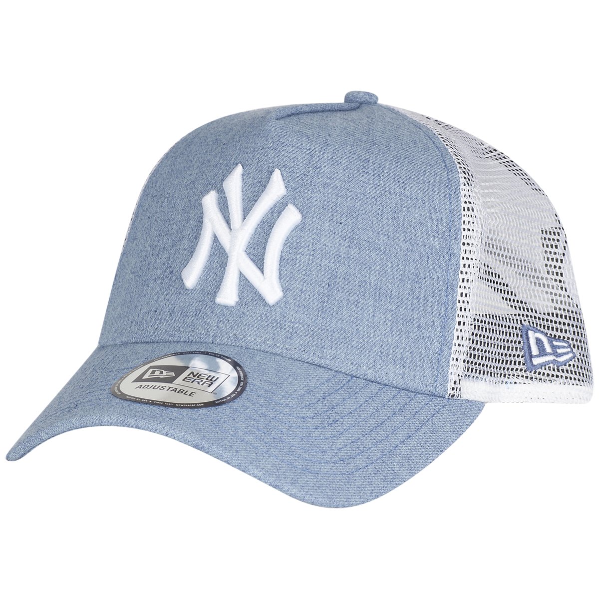 New Era Trucker Cap HEATHER New York Yankees sky blau 
