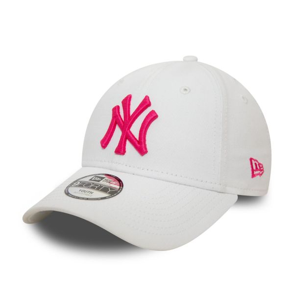 New Era 9Forty Kids Cap - New York Yankees white / pink
