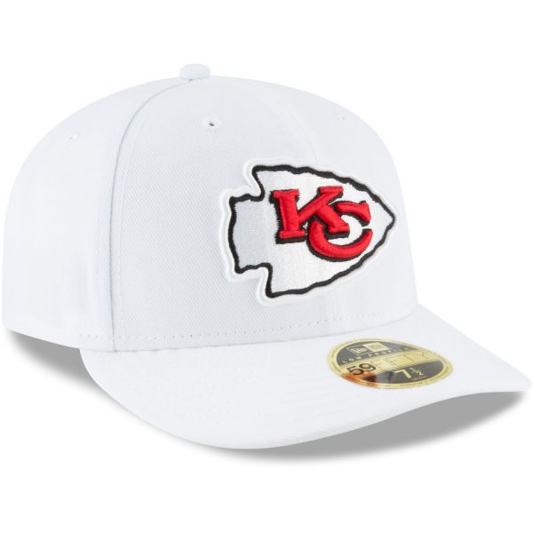 New Era 59Fifty Low Profile Cap Kansas City Chiefs white Fitted