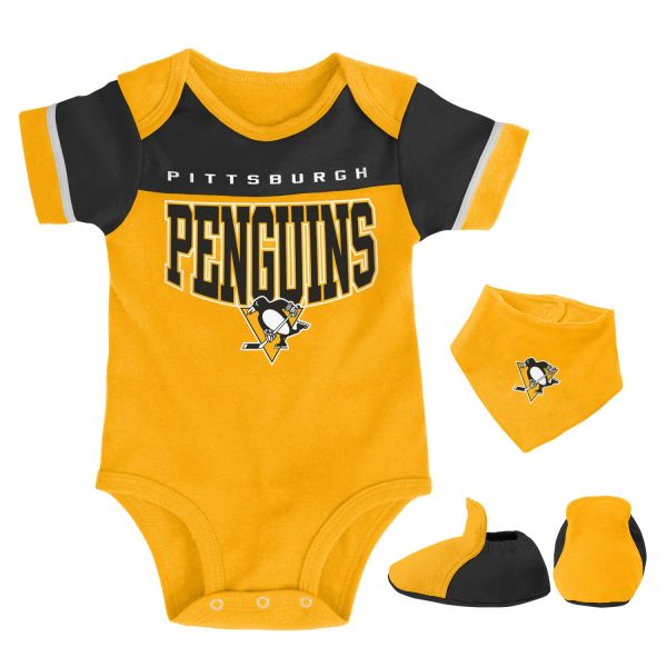 Outerstuff NFL Infant Bib & Bootie Pittsburgh Penguins