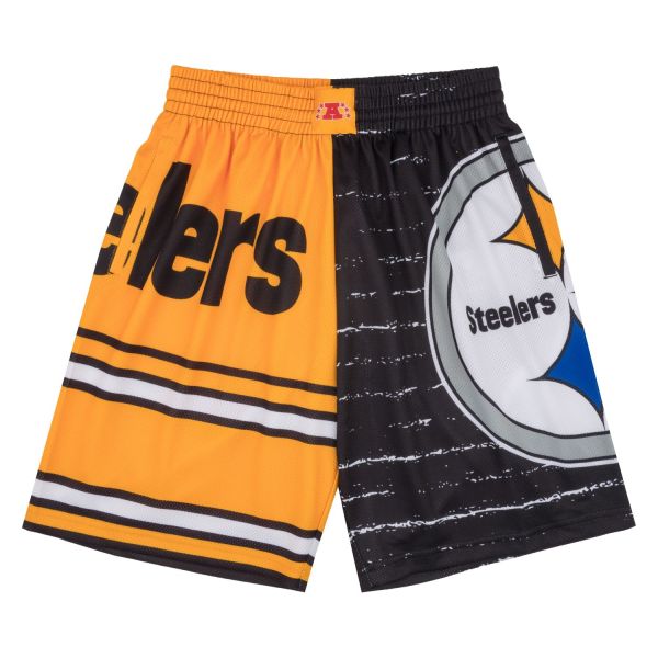 M&N Pittsburgh Steelers JUMBOTRON 3.0 Basketball Shorts