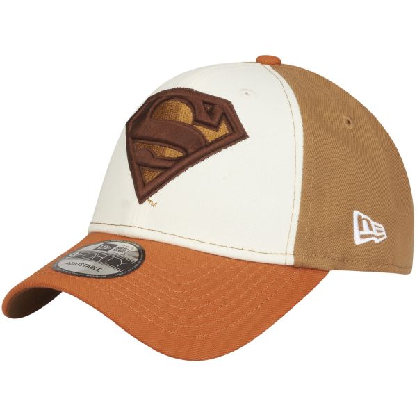 New Era 9Forty Snapback Cap - Superman beige / brown