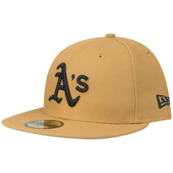 New Era 59Fifty Fitted Cap - Oakland Athletics panama tan