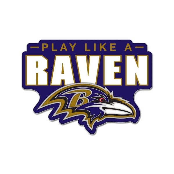 NFL Universal Jewelry Caps PIN Baltimore Ravens SLOGAN