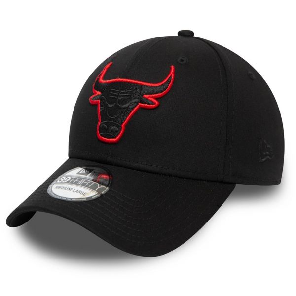 New Era 39Thirty Stretch Cap - OUTLINE Chicago Bulls
