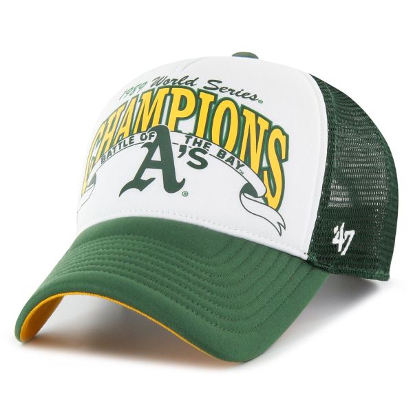 47 Brand Mesh Trucker Cap - FOAM CHAMP Oakland Athletics