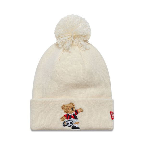 New Era Enfant Beanie d'hiver - AC MILAN BEAR beige
