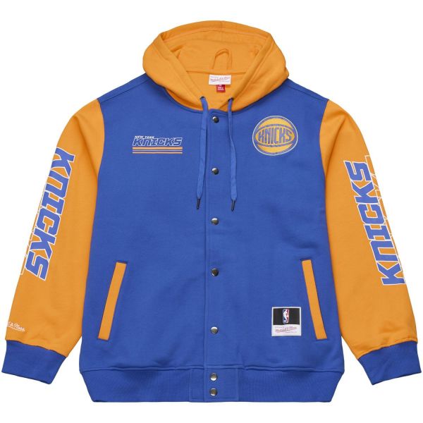 M&N Midweight Hooded Fleece Jacke - New York Knicks