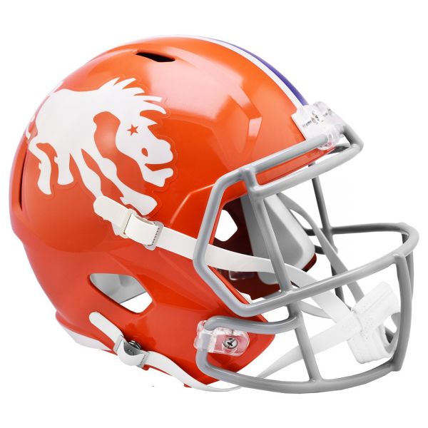 Riddell Speed Replica Football Helm - Denver Broncos 1966