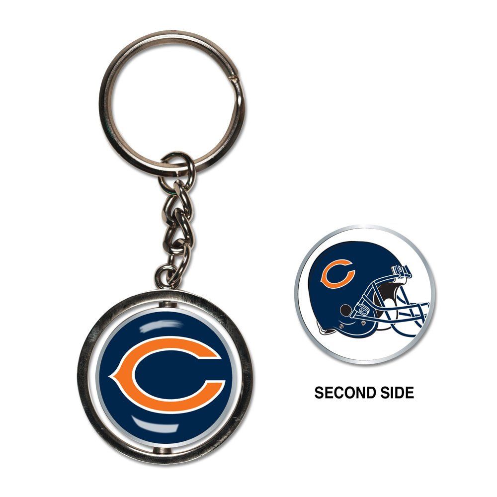 amfoo - Wincraft SPINNER Schlüsselanhänger - NFL Chicago Bears