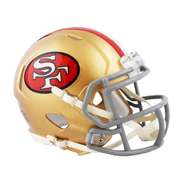 Riddell Mini Football Helm - NFL San Francisco 49ers 1964-95
