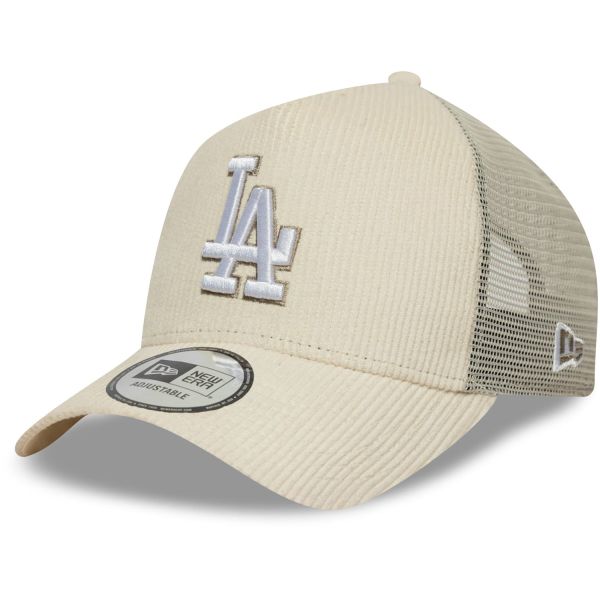 New Era A-Frame Trucker Cap - CORDE Los Angeles Lakers beige
