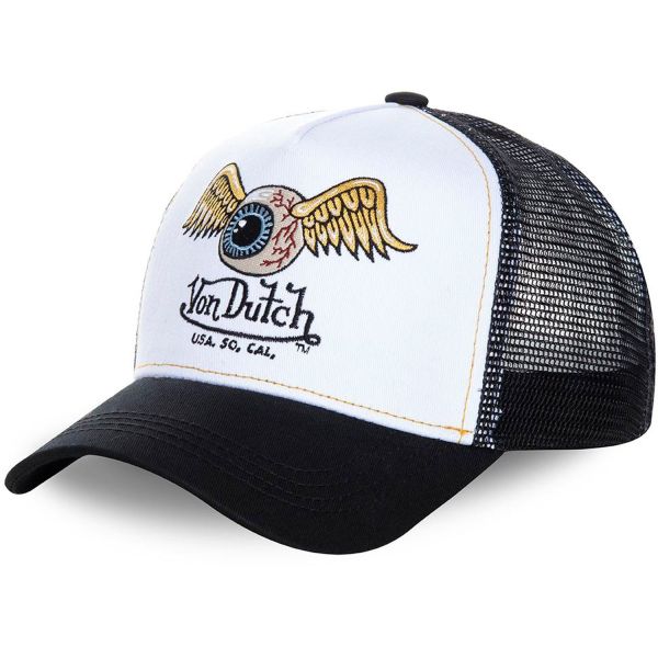 Von Dutch Trucker Mesh Snapback Cap - EYE WINGS