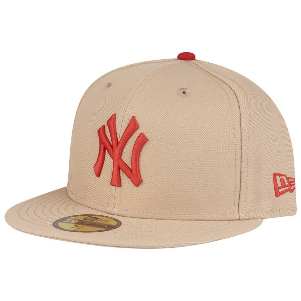 New Era 59Fifty Fitted Cap - MLB New York Yankees camel red