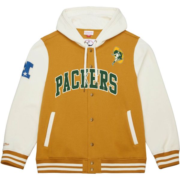 M&N Midweight Hooded Fleece Jacket - Green Bay Packers