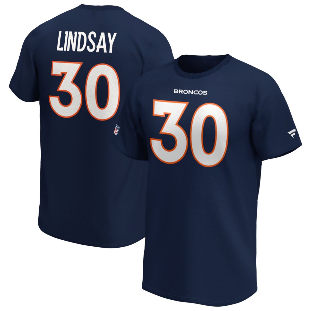 amfoo - Denver Broncos NFL Shirt #30 Phillip Lindsay