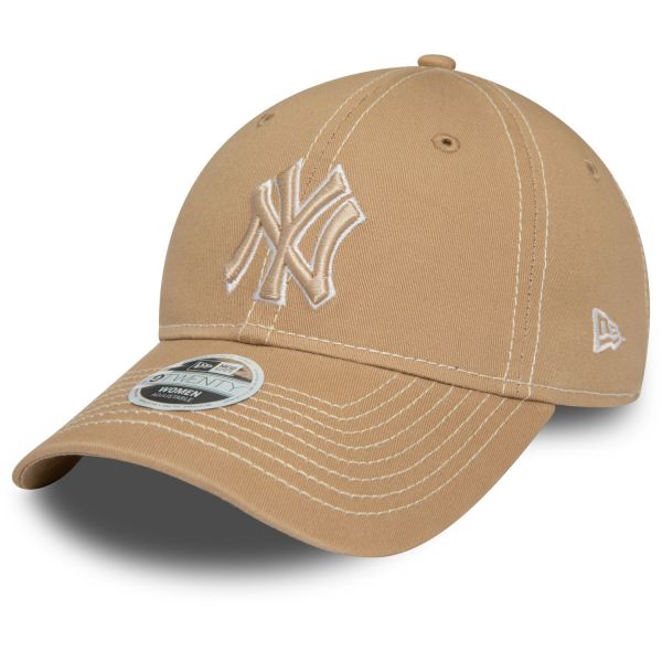 New Era 9Twenty Femme Cap - WASHED New York Yankees camel