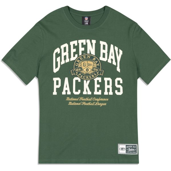 New Era NFL Shirt - LETTERMAN Green Bay Packers
