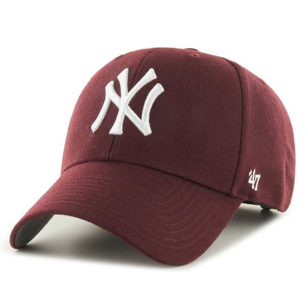 47 Brand Relaxed Fit Cap - MLB New York Yankees maroon