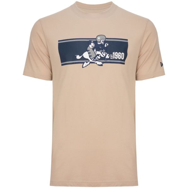 New Era Shirt - NFL SIDELINE Dallas Cowboys stone