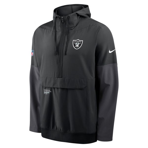 Las Vegas Raiders Nike NFL Half-Zip Windbreaker Jacke
