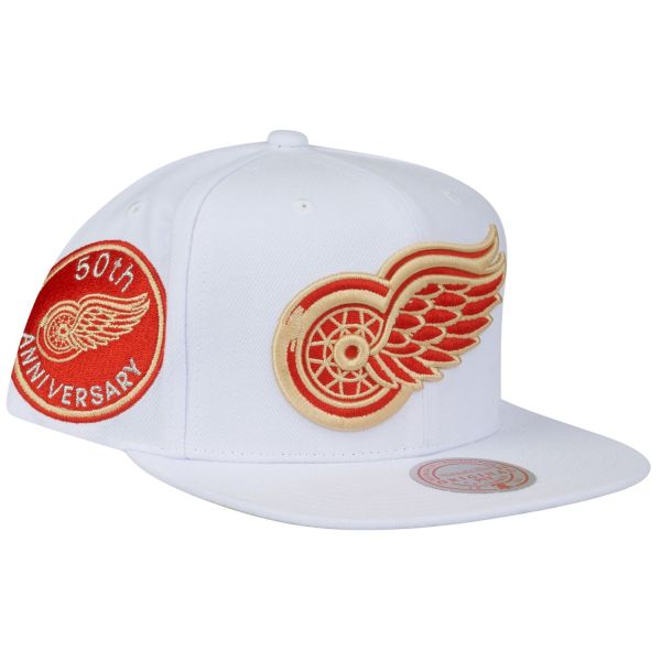 Mitchell & Ness Snapback Cap WINTER WHITE Detroit Red Wings
