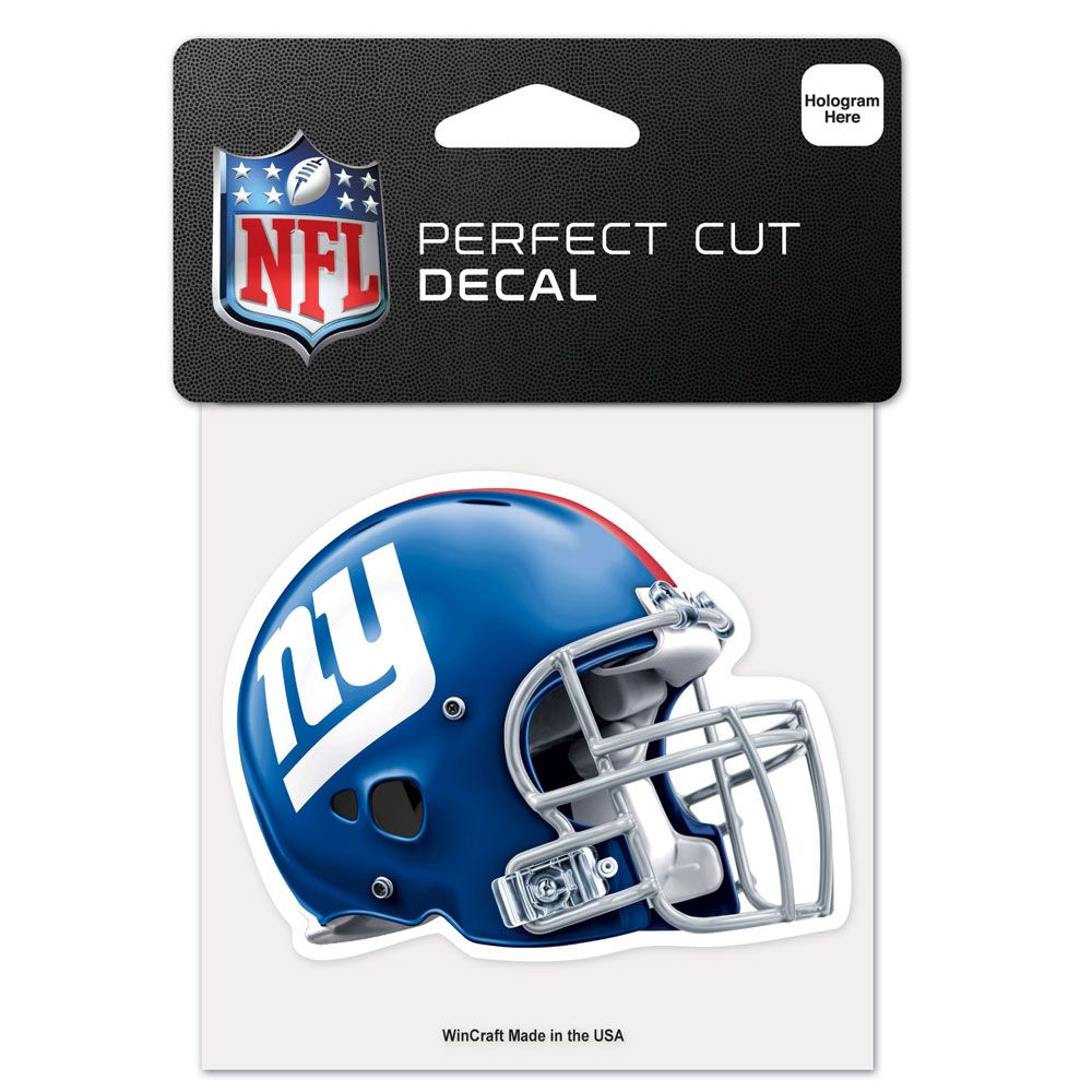 amfoo - Wincraft Helm Aufkleber 10x10cm - NFL New York Giants