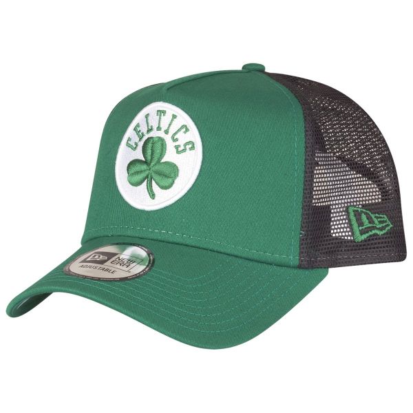 New Era Adjustable Trucker Cap - Boston Celtics green