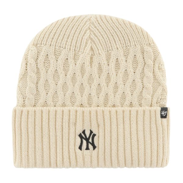 47 Brand Knit Beanie - DRUMCLIFFE New York Yankees beige