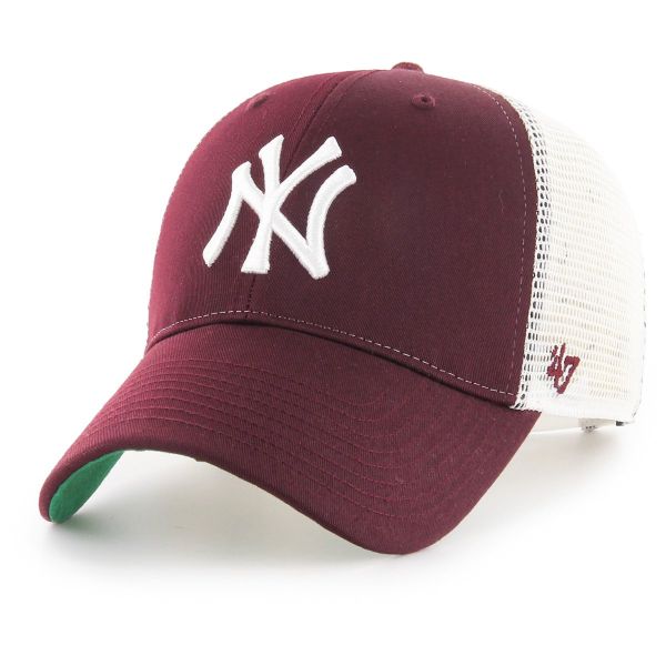 47 Brand Snapback Cap - BRANSON New York Yankees maroon