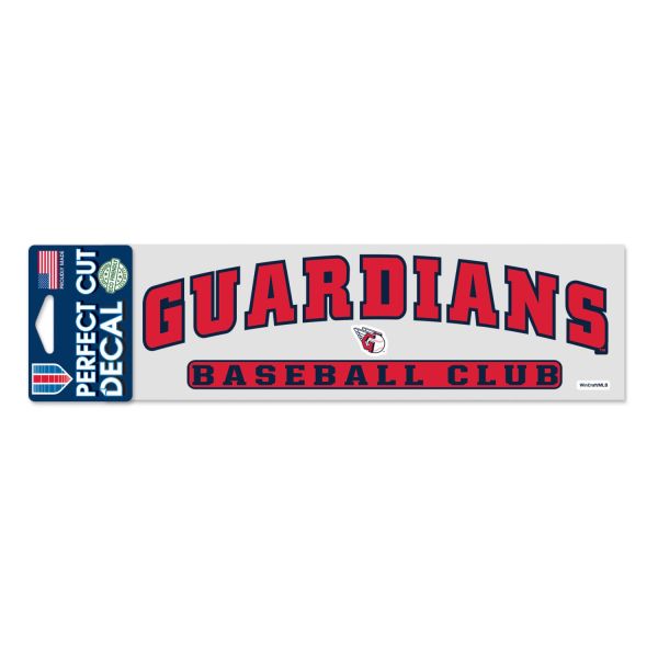 MLB Perfect Cut Aufkleber 8x25cm Cleveland Guardians