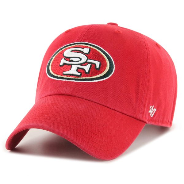 47 Brand Relaxed Cap CLEAN UP San Francisco 49ers rot